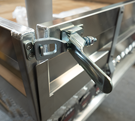 Silver Tray Handle Open